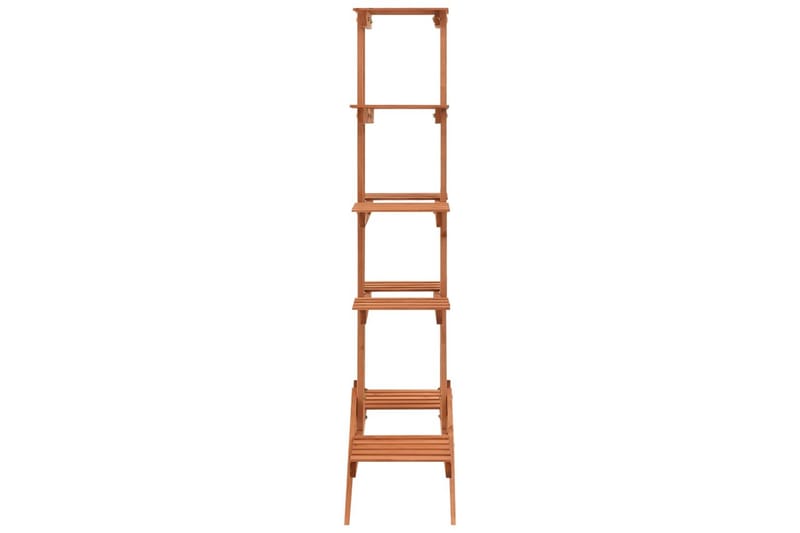 Plantestativ 83x25x132 cm heltre gran - Oransj - Hagemøbler - Øvrig utendørs - Tilbehør utendørs - Hyller utendørs
