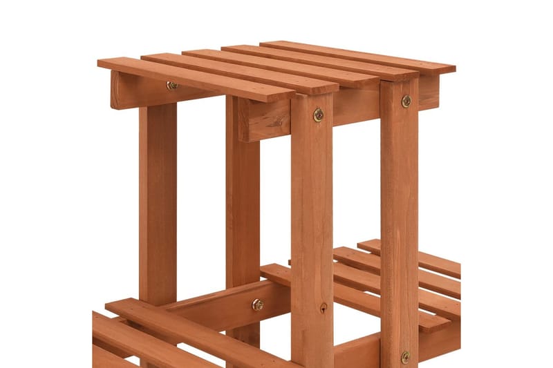 Plantestativ 83x25x132 cm heltre gran - Oransj - Hagemøbler - Øvrig utendørs - Tilbehør utendørs - Hyller utendørs