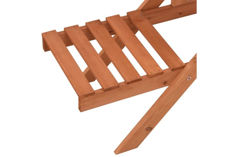 Plantestativ 83x25x132 cm heltre gran - Oransj - Hagemøbler - Øvrig utendørs - Tilbehør utendørs - Hyller utendørs