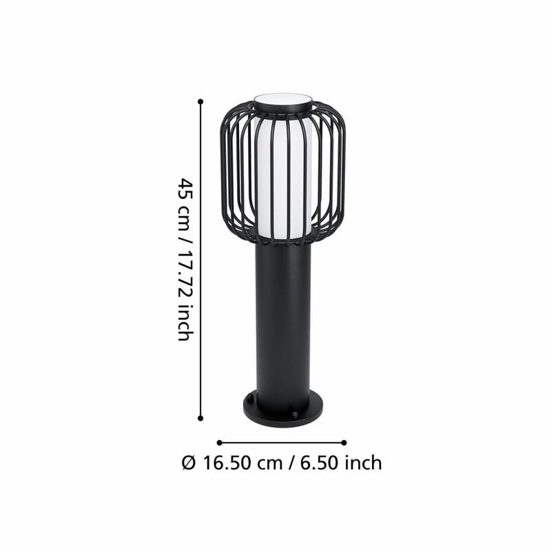 Pullert Ravello - 16,5 cm - Belysning - Utebelysning - Stolpelykt & portlykt