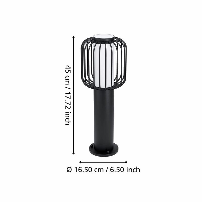 Pullert Ravello - 16,5 cm - Belysning - Utebelysning - Stolpelykt & portlykt