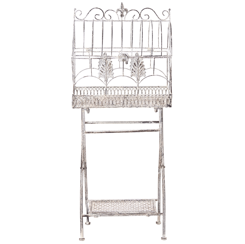 Sett med 2 hyller utendørs Sicily 43/37 cm 30/27 cm - Grå - Hagemøbler - Øvrig utendørs - Tilbehør utendørs - Hyller utendørs