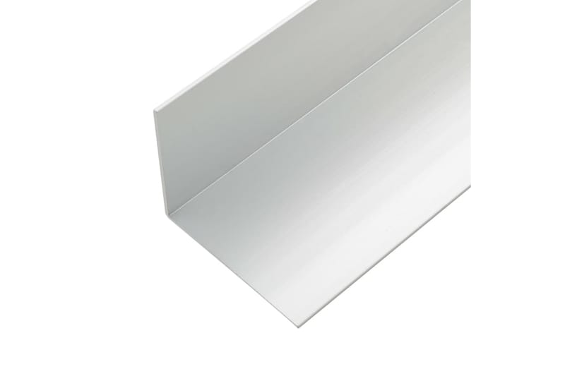 Vinkellister for terrassebord 5 stk aluminium 170 cm sølv - Hagemøbler - Øvrig utendørs
