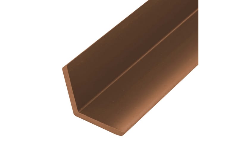 Vinkellister for terrassebord 5 stk WPC 170 cm teak - Hagemøbler - Øvrig utendørs