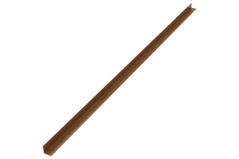 Vinkellister for terrassebord 5 stk WPC 170 cm teak - Hagemøbler - Øvrig utendørs