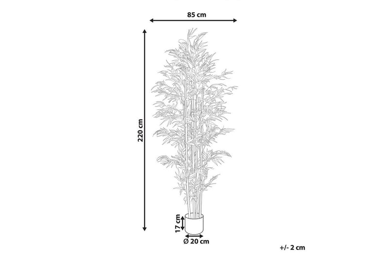 Konstgjord växt Beliani Bamboo Green, Light colored wood - Innredning - Kunstige planter