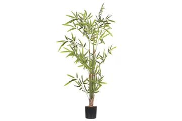 Konstgjord växt Beliani Bambusa Vulgaris 9x9x100 cm Green||Black - Innredning - Kunstige planter