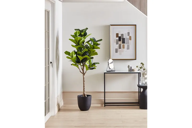 Konstgjord växt Beliani Fig Tree Green||Black - Innredning - Kunstige planter