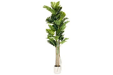 Konstgjord växt Beliani Monstera Plant 71x71x221 cm Green||Black - Innredning - Kunstige planter