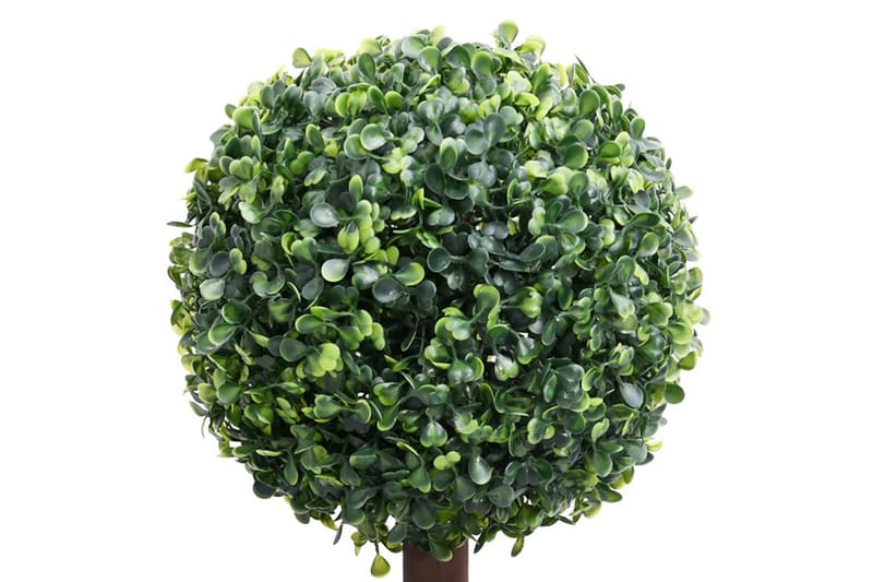 Kunstig buksbomplante med potte ballformet 118 cm grønn - grønn - Balkongblomster - Kunstige planter