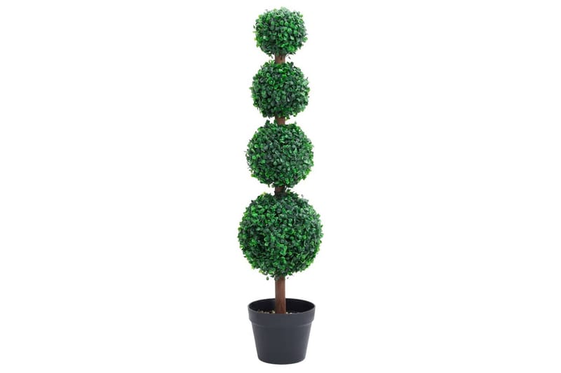 Kunstig buksbomplante med potte ballformet 90 cm grønn - grønn - Hagemøbler - Balkong - Balkongdyrking - Balkongblomster