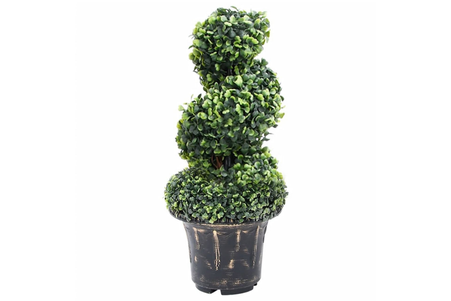 Kunstig buksbomplante med potte 59 cm grønn - grønn - Hagemøbler - Balkong - Balkongdyrking - Balkongblomster