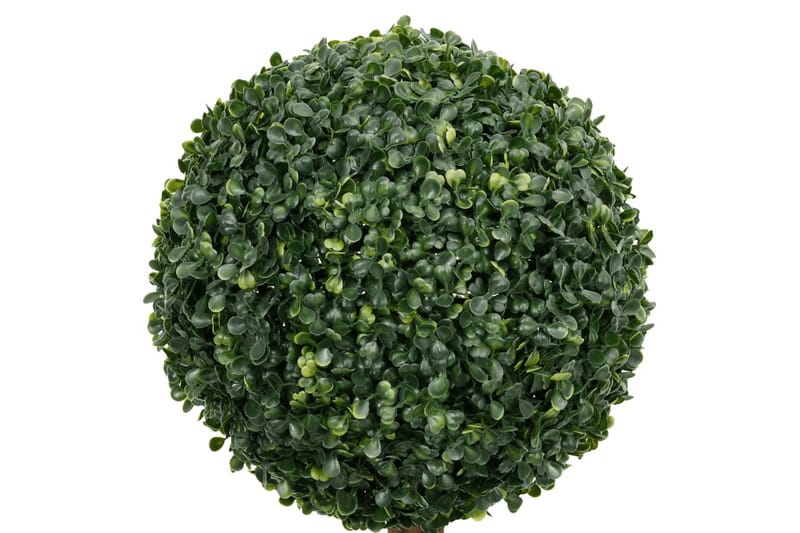 Kunstig buksbomplante med potte ballformet 119 cm grønn - grønn - Balkongblomster - Kunstige planter