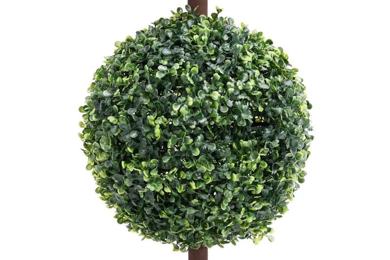 Kunstig buksbomplante med potte ballformet 118 cm grønn - grønn - Balkongblomster - Kunstige planter