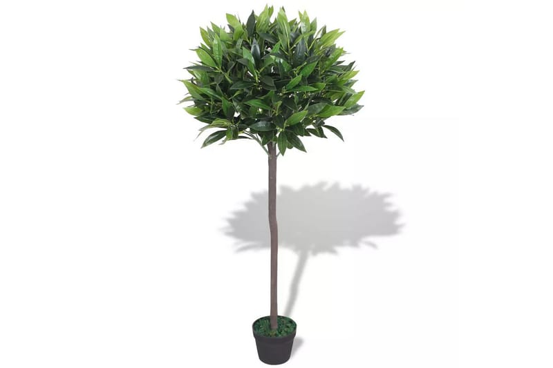 Kunstig laurbr med potte 125 cm grønn - Balkongblomster - Kunstige planter