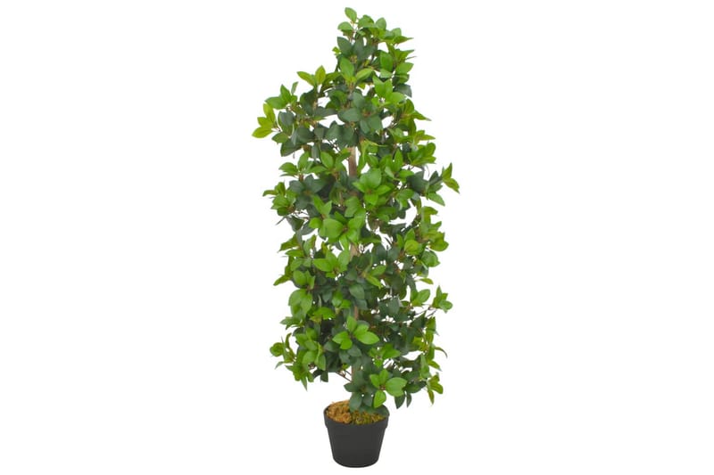Kunstig laurbrtre med potte grønn 120 cm - Balkongblomster - Kunstige planter