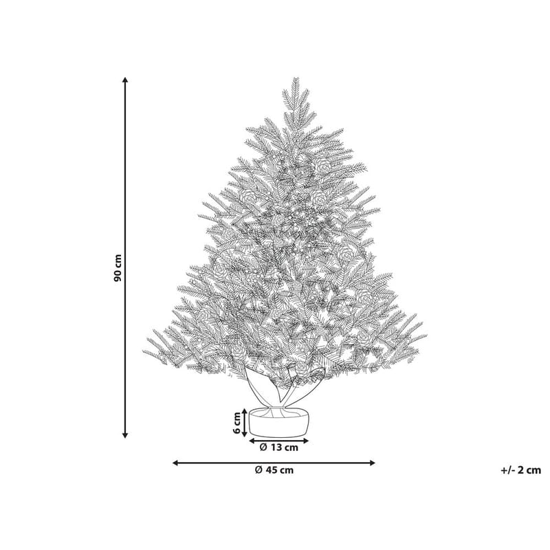 Kunstig Snødekket Juletre Maligne - Innredning - Julepynt & helgedekorasjon - Julepynt & juledekorasjon - Plastjuletre