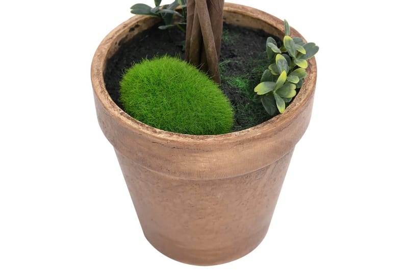 Kunstige buksbomplanter med potte 2 stk ballformet 56 cm grø - grønn - Balkongblomster - Kunstige planter