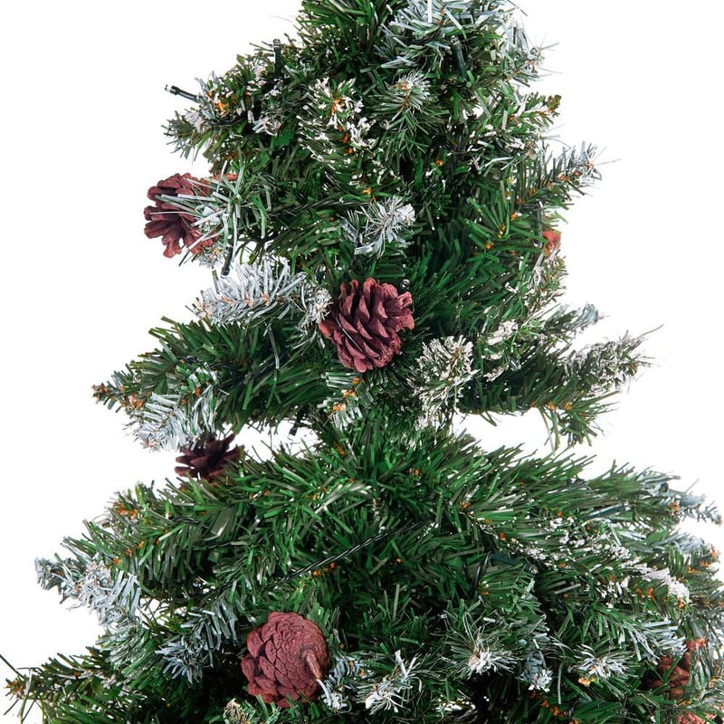 Palomar Plastgran 180 cm med Belysning - Grønn/Svart - Innredning - Julepynt & helgedekorasjon - Julepynt & juledekorasjon - Plastjuletre