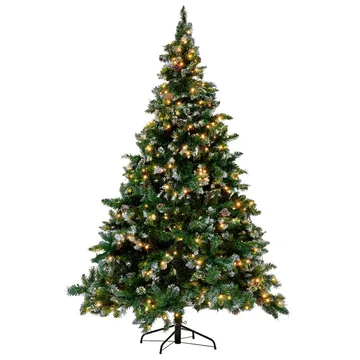 Palomar Plastgran 180 cm med Belysning - Grønn/Svart - Innredning - Julepynt & helgedekorasjon - Julepynt & juledekorasjon - Plastjuletre