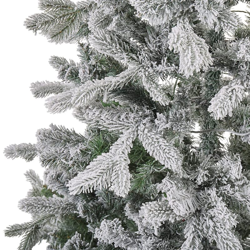 Tatlow Snødekket Plastgran 180 cm med Belysning - Grønn/Hvit - Innredning - Julepynt & helgedekorasjon - Julepynt & juledekorasjon - Plastjuletre