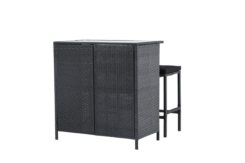 Knock Balkonggruppe 2-seter - Svart - Hagemøbler - Balkong - Balkongmøbler - Balkonggrupper