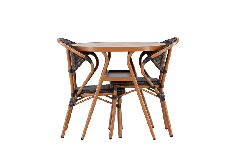 Abrantes Balkonggruppe 2-seter, Brun