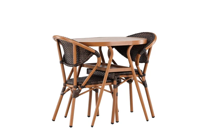 Abrantes Balkonggruppe 2-seter - Brun - Hagemøbler - Balkong - Balkongmøbler - Balkonggrupper