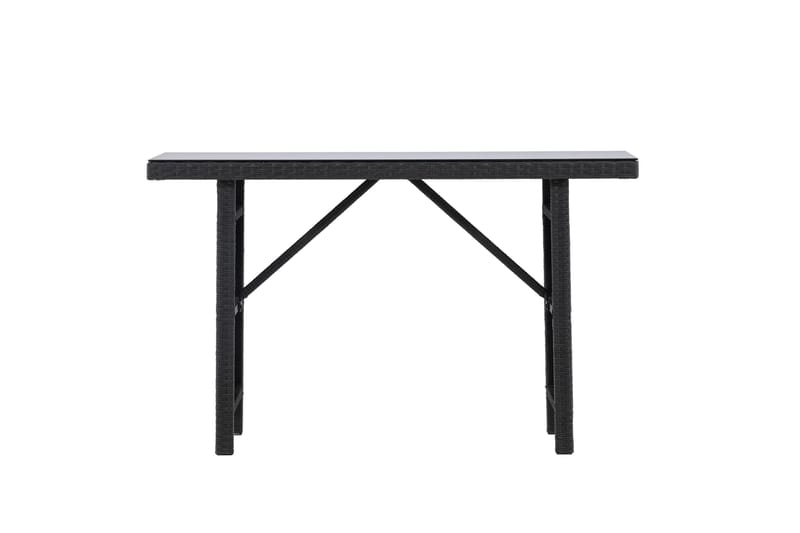 Padova Sidebord 40x120 cm - Svart - Hagemøbler - Balkong - Balkongmøbler - Balkongbord