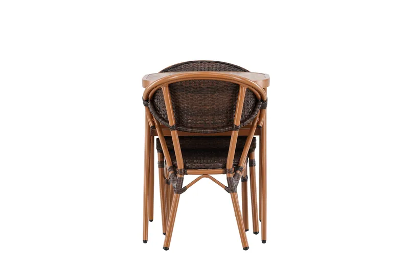 Abrantes Balkonggruppe 2-seter - Brun - Hagemøbler - Balkong - Balkongmøbler - Balkonggrupper