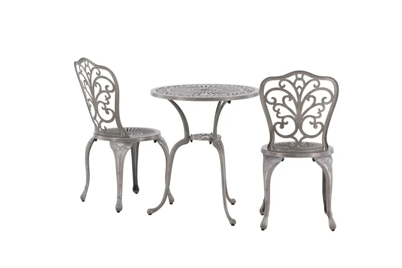 Nandin Balkonggruppe 2-seter - Sølv - Hagemøbler - Balkong - Balkongmøbler - Balkonggrupper