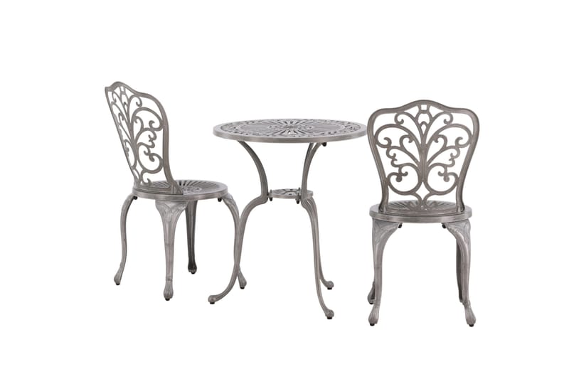 Nandin Balkonggruppe 2-seter - Sølv - Hagemøbler - Balkong - Balkongmøbler - Balkonggrupper