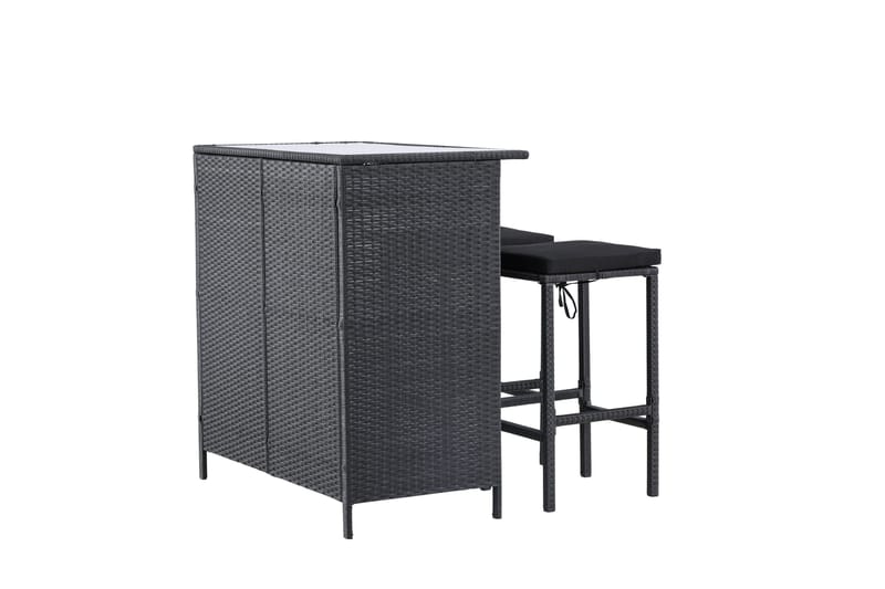 Knock Balkonggruppe 2-seter - Svart - Hagemøbler - Balkong - Balkongmøbler - Balkonggrupper