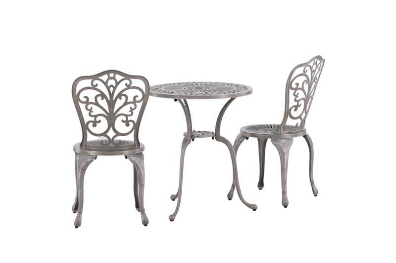 Nandin Balkonggruppe 2-seter - Sølv - Hagemøbler - Balkong - Balkongmøbler - Balkonggrupper