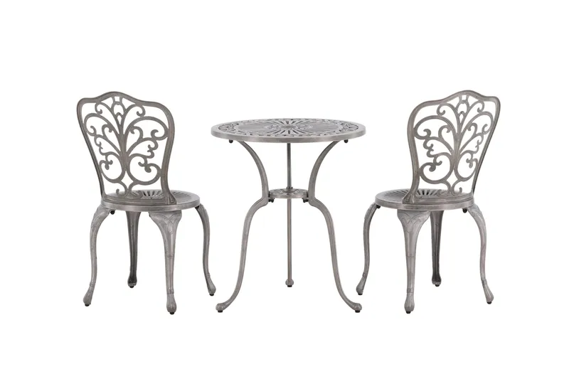 Nandin Balkonggruppe 2-seter - Sølv - Hagemøbler - Balkong - Balkongmøbler - Balkonggrupper