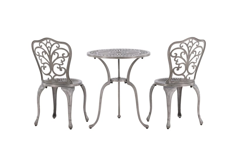 Nandin Balkonggruppe 2-seter - Sølv - Hagemøbler - Balkong - Balkongmøbler - Balkonggrupper