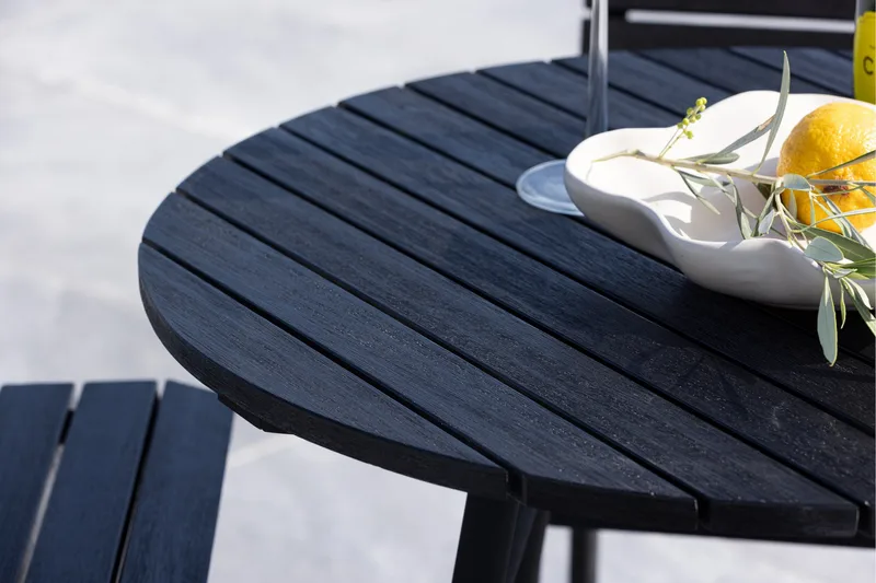 Mexico Balkonggruppe 4-seter - Svart - Hagemøbler - Balkong - Balkongmøbler - Balkonggrupper