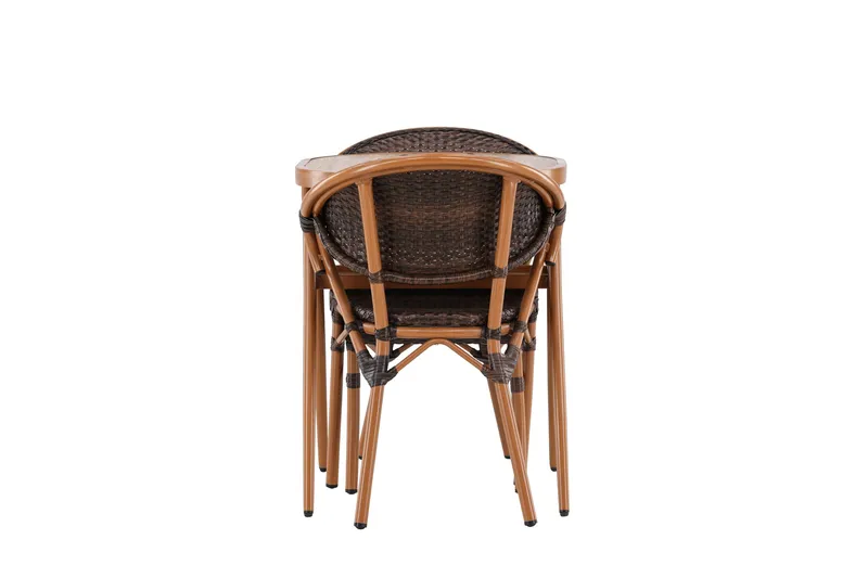 Abrantes Balkonggruppe 2-seter - Brun - Hagemøbler - Balkong - Balkongmøbler - Balkonggrupper