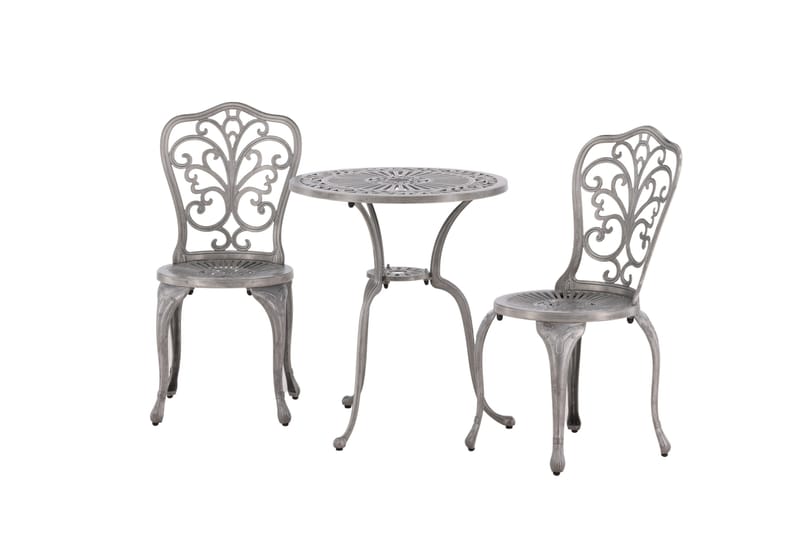 Nandin Balkonggruppe 2-seter - Sølv - Hagemøbler - Balkong - Balkongmøbler - Balkonggrupper