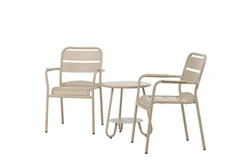 Faro Balkonggruppe 2-seter - Beige - Hagemøbler - Balkong - Balkongmøbler - Balkonggrupper