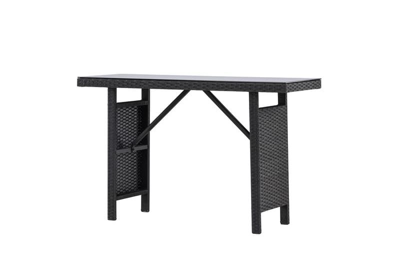 Padova Sidebord 40x120 cm - Svart - Hagemøbler - Balkong - Balkongmøbler - Balkongbord