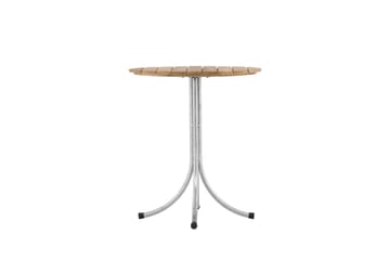 Holmsund Cafébord 65 cm - Natur/Sølv - Hagemøbler - Balkong - Balkongmøbler - Balkongbord