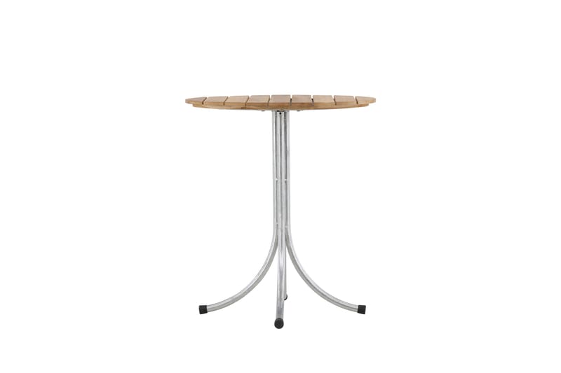 Holmsund Cafébord 65 cm - Natur/Sølv - Hagemøbler - Balkong - Balkongmøbler - Balkongbord