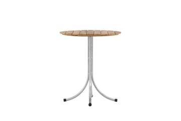 Holmsund Cafébord 65 cm - Natur/Sølv - Hagemøbler - Balkong - Balkongmøbler - Balkongbord