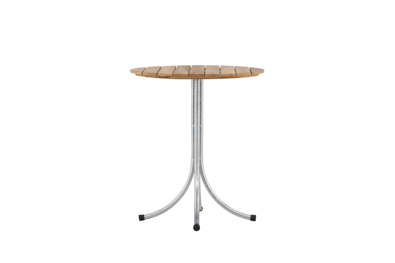 Holmsund Cafébord 65 cm - Natur/Sølv - Hagemøbler - Balkong - Balkongmøbler - Balkongbord