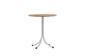Holmsund Cafébord 65 cm - Natur/Sølv - Hagemøbler - Balkong - Balkongmøbler - Balkongbord