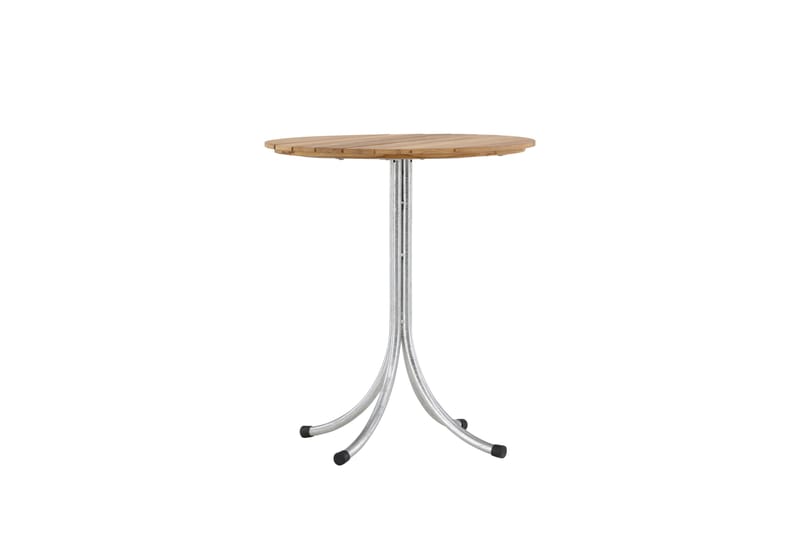 Holmsund Cafébord 65 cm - Natur/Sølv - Hagemøbler - Balkong - Balkongmøbler - Balkongbord