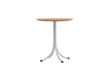 Holmsund Cafébord 65 cm - Natur/Sølv - Hagemøbler - Balkong - Balkongmøbler - Balkongbord