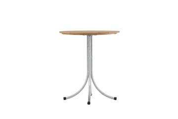 Holmsund Cafébord 65 cm - Natur/Sølv - Hagemøbler - Balkong - Balkongmøbler - Balkongbord
