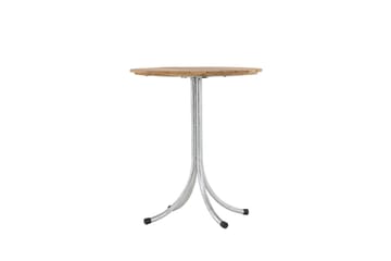 Holmsund Cafébord 65 cm - Natur/Sølv - Hagemøbler - Balkong - Balkongmøbler - Balkongbord